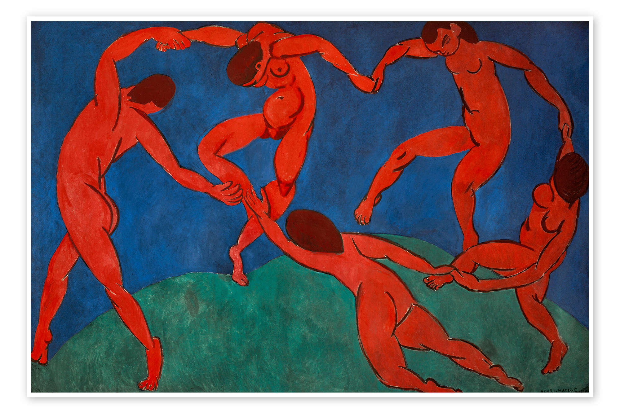 Tableau "La danse" de Matisse - 1910