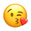 emoji clin d'oeil coeur