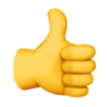 emoji pouce levé