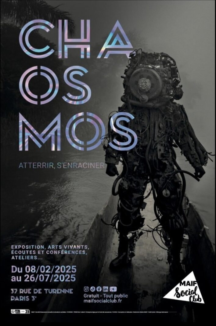 Affiche de promotion de l'exposition Chaosmos